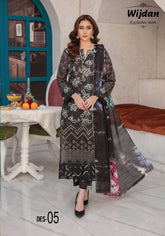 Gulaal Exclusive Printed Luxury Lawn'25 Vol-02 by Aalaya D-05